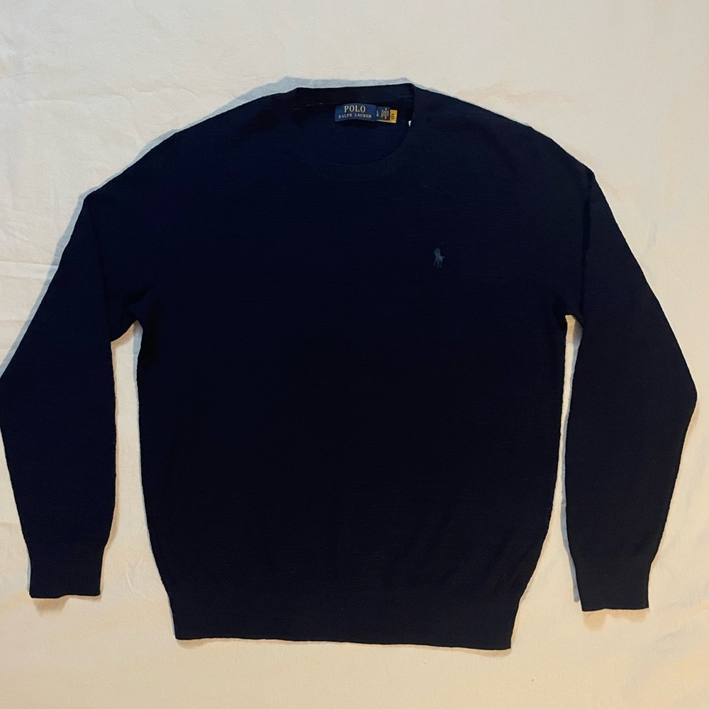 Polo Ralph Lauren Cotton-Linen Crewneck Sweater
